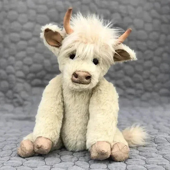 Charming Floral Highland Cow Companion