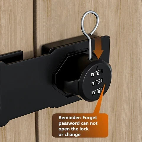 SecureAccess 3-Digit Resettable Cam Lock – Versatile Cabinet Security