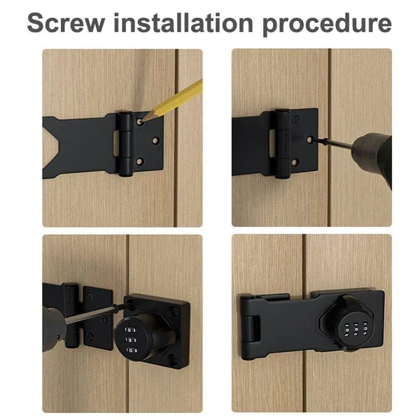 SecureAccess 3-Digit Resettable Cam Lock – Versatile Cabinet Security