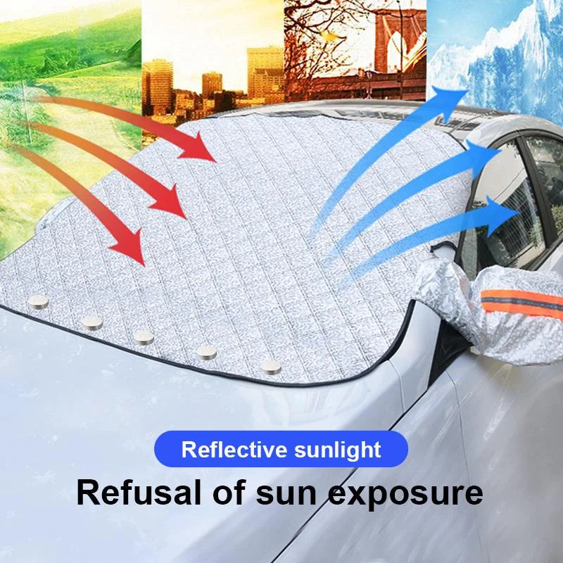 Magnetic Winter Car Shield for Snow and Ice Protection