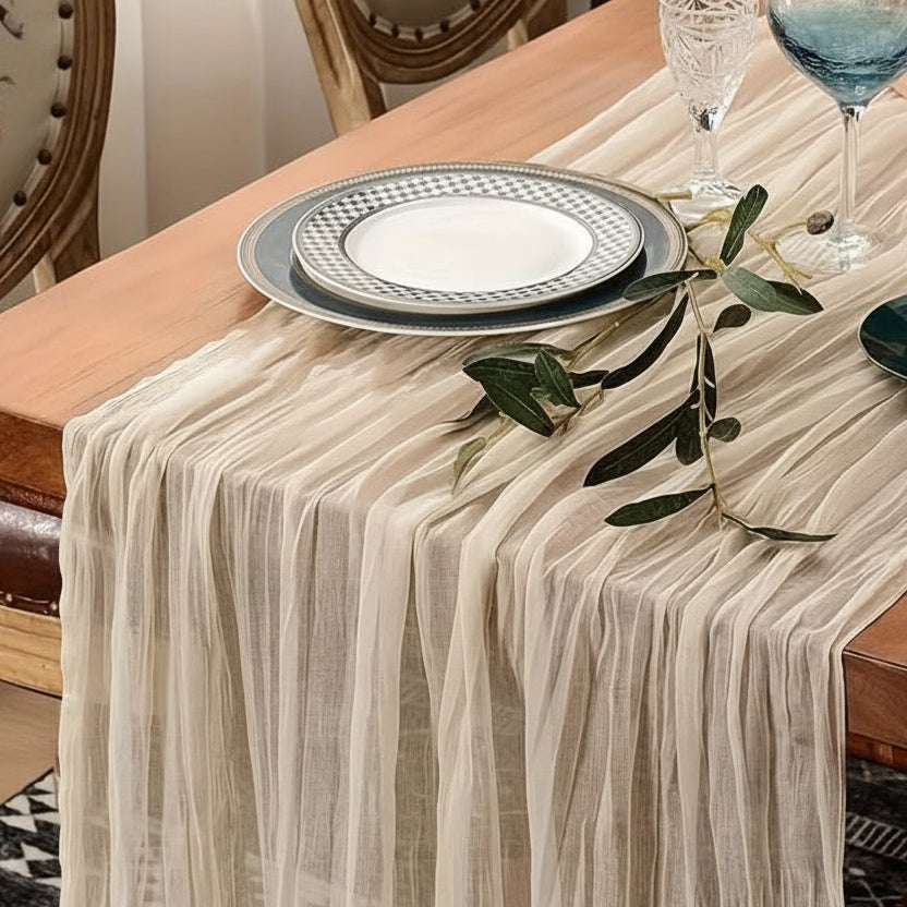 Textured Soft Table Cover for Stylish Celebrations