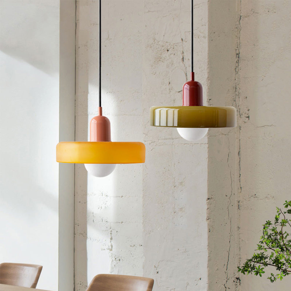 Bauhaus Style Colorful Pendant Light Fixture