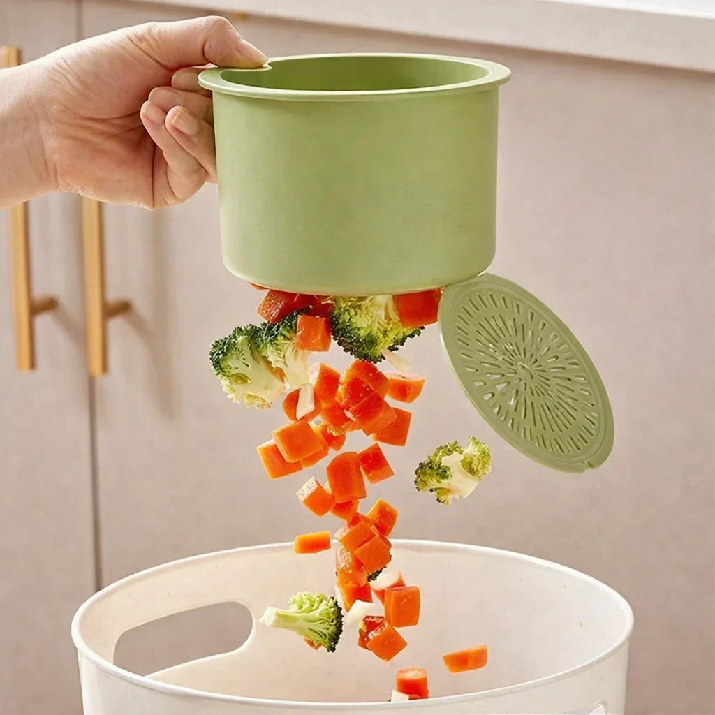 Over-the-Sink Drain Organizer – Effortless Food Scrap Collector