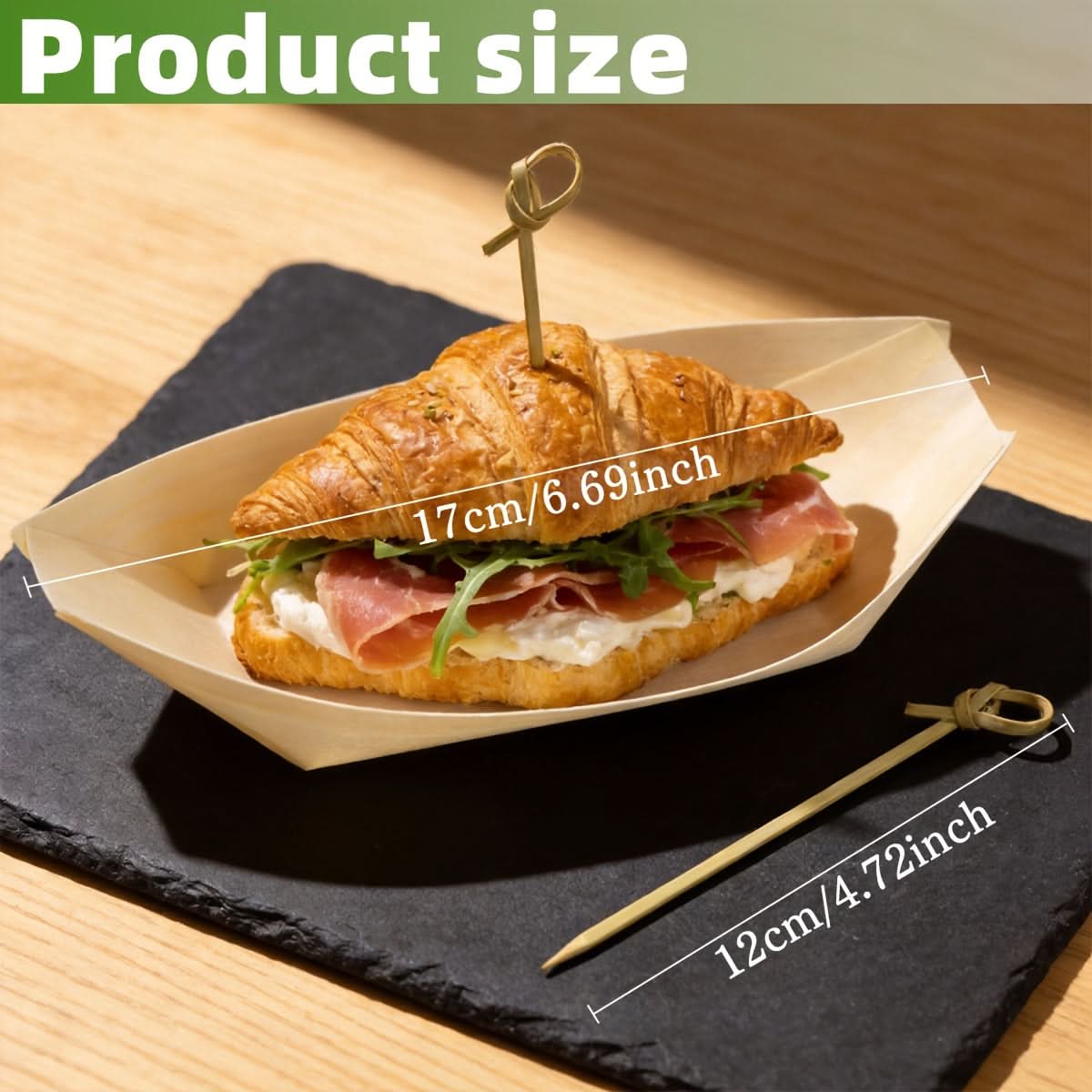 Eco-Friendly Wooden Serving Boats for Stylish Events