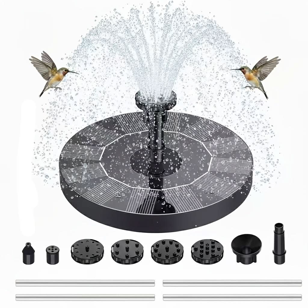 SUNSPARK – Eco-Friendly Solar Fountain Pump for Your Garden