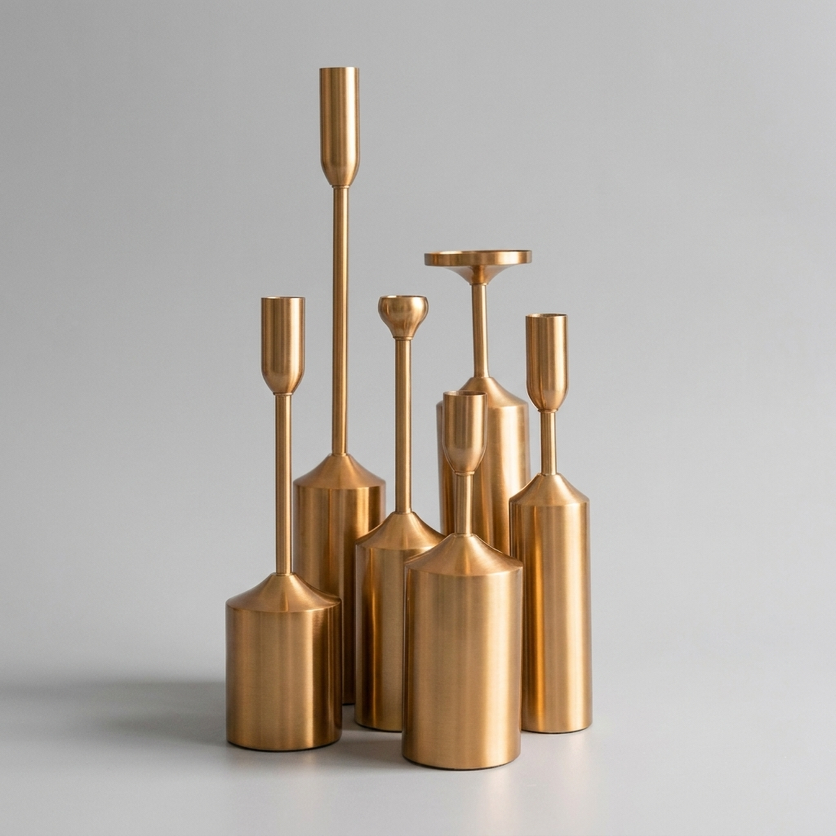 LuxeLight – Elegant Gold Candlestick Collection for Any Space