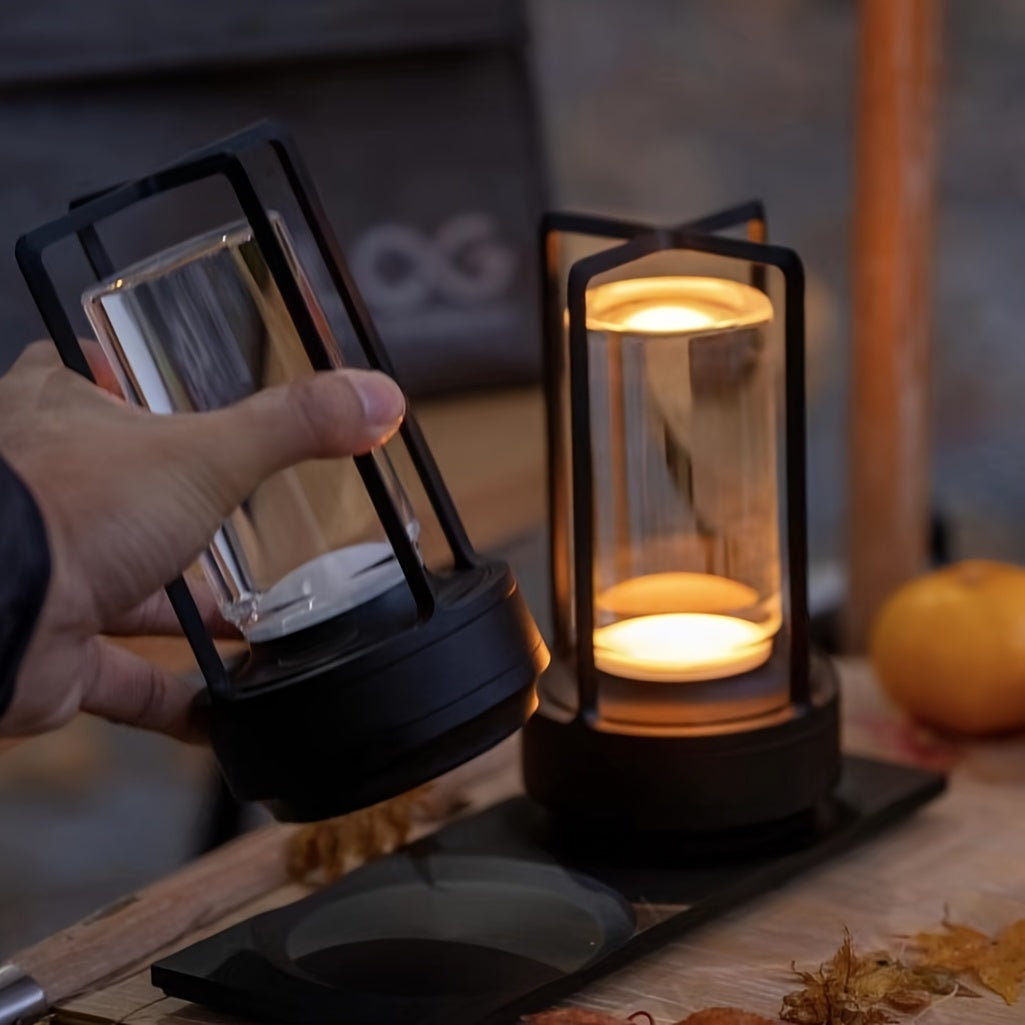 Touch-Controlled LED Table Lamp in Japanese Design - Zen Inspired