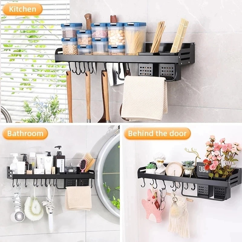 Space-Saving Wall-Mounted Kitchen Organizer