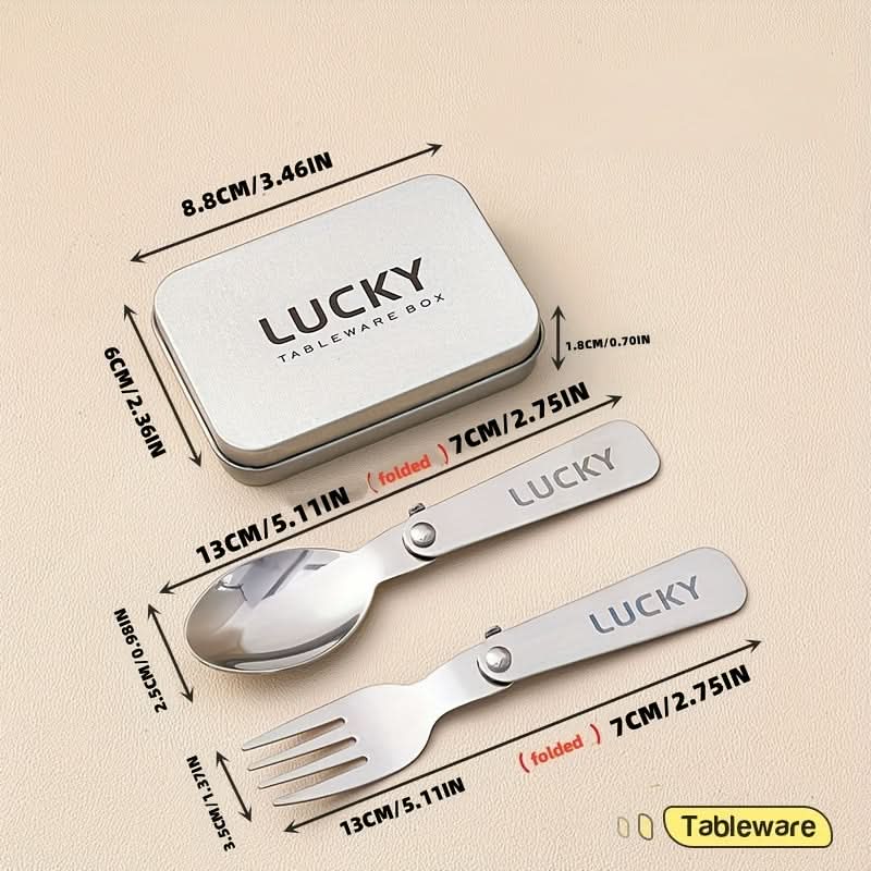 TravelMate – Compact Folding Utensil Set