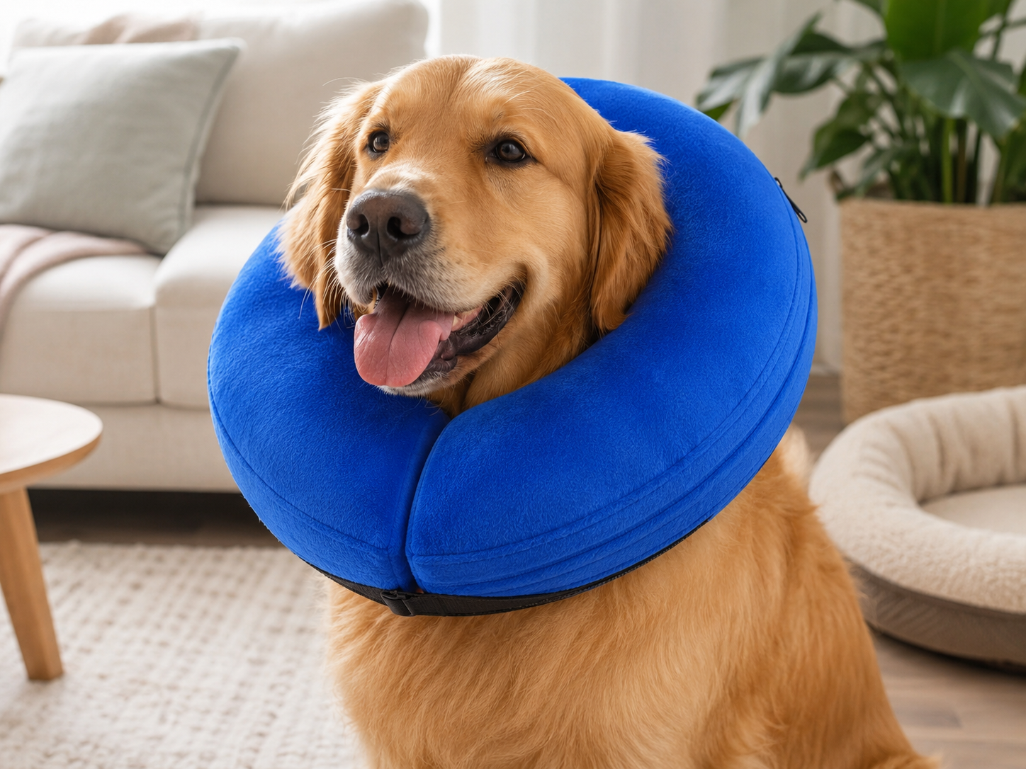 Comfort Plus Inflatable Recovery Collar for Pets