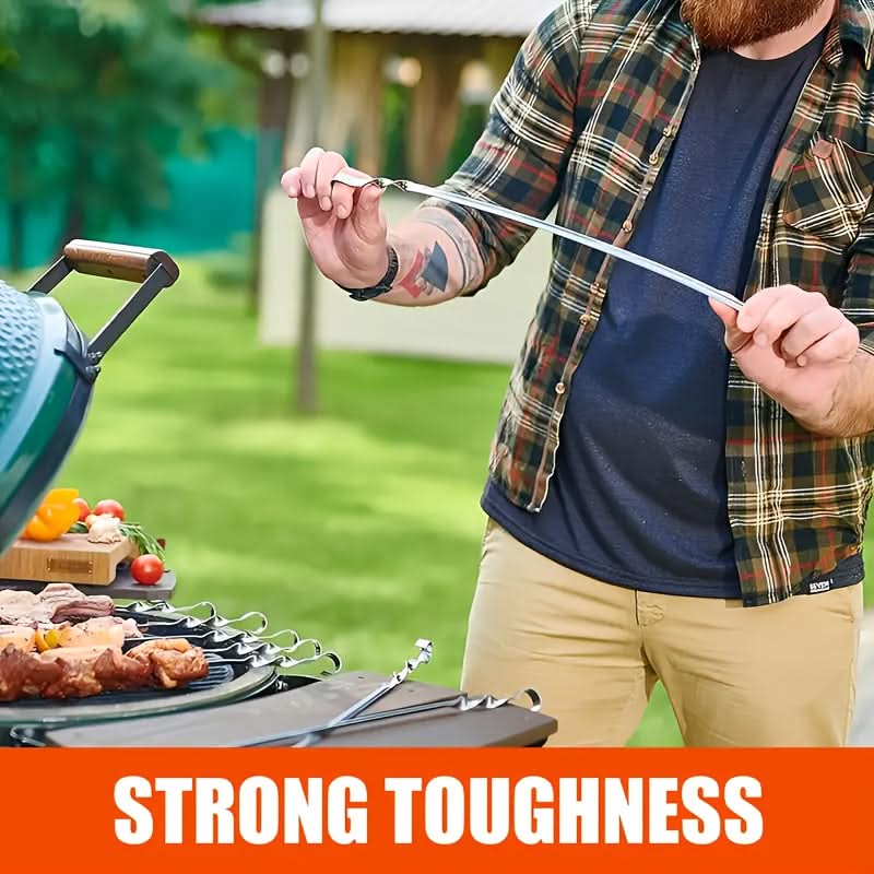 GrillMaster Pro – Premium Long-Handled Skewers Set