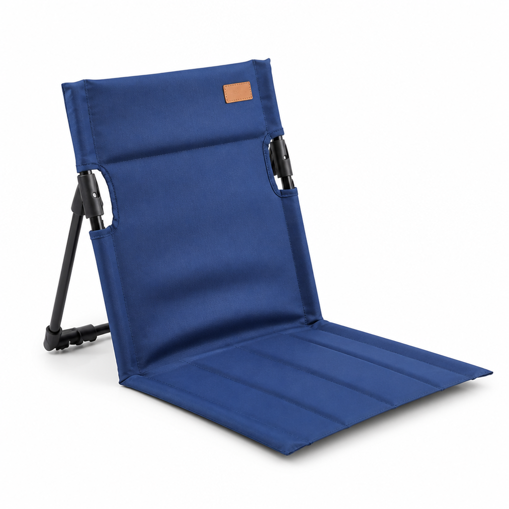 Aluminum Folding Chair with Adjustable Backrest (Side Pocket)