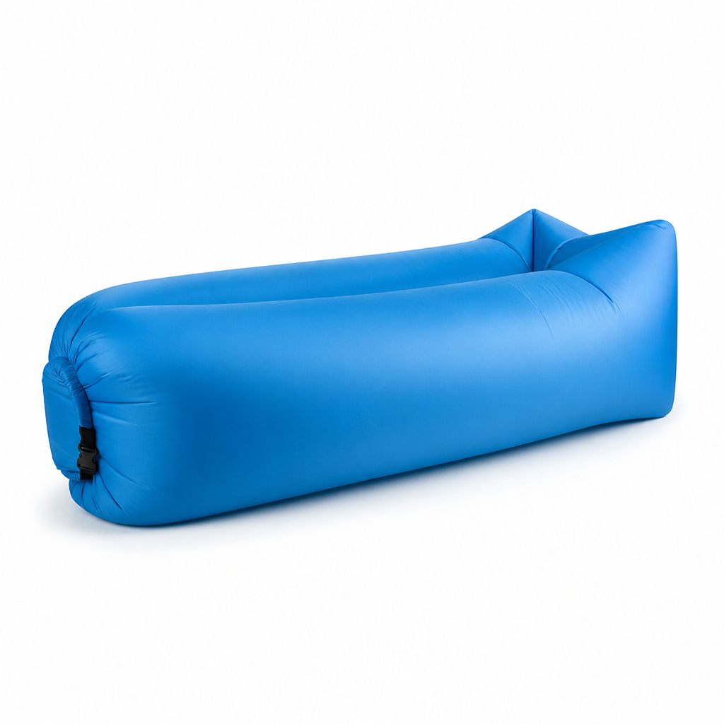 Tubular Bench Inflatable Lounger (Polyester, Carrying Bag)