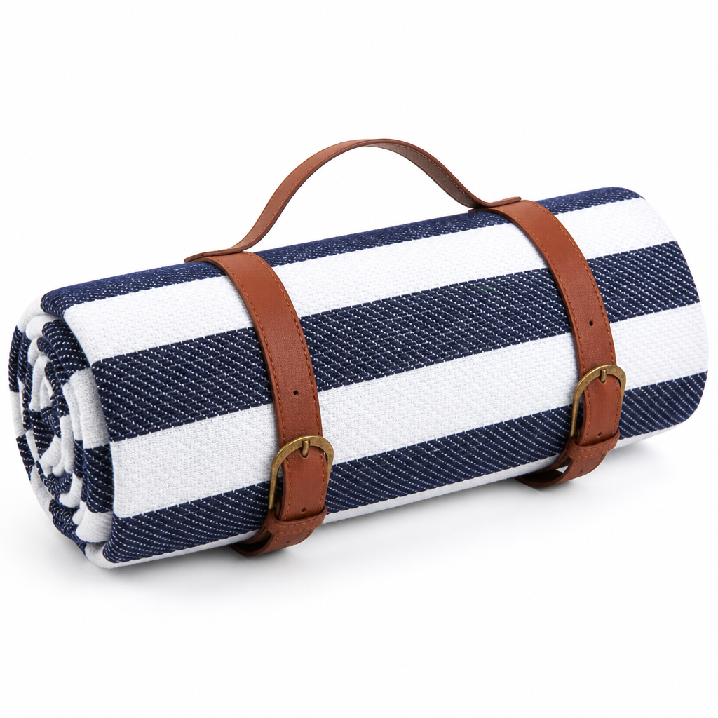 Peva-Backed Foldable Rectangular Picnic Blanket