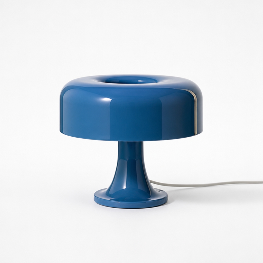 Acrylic Metal-Trim Table Lamp (Rectangular)