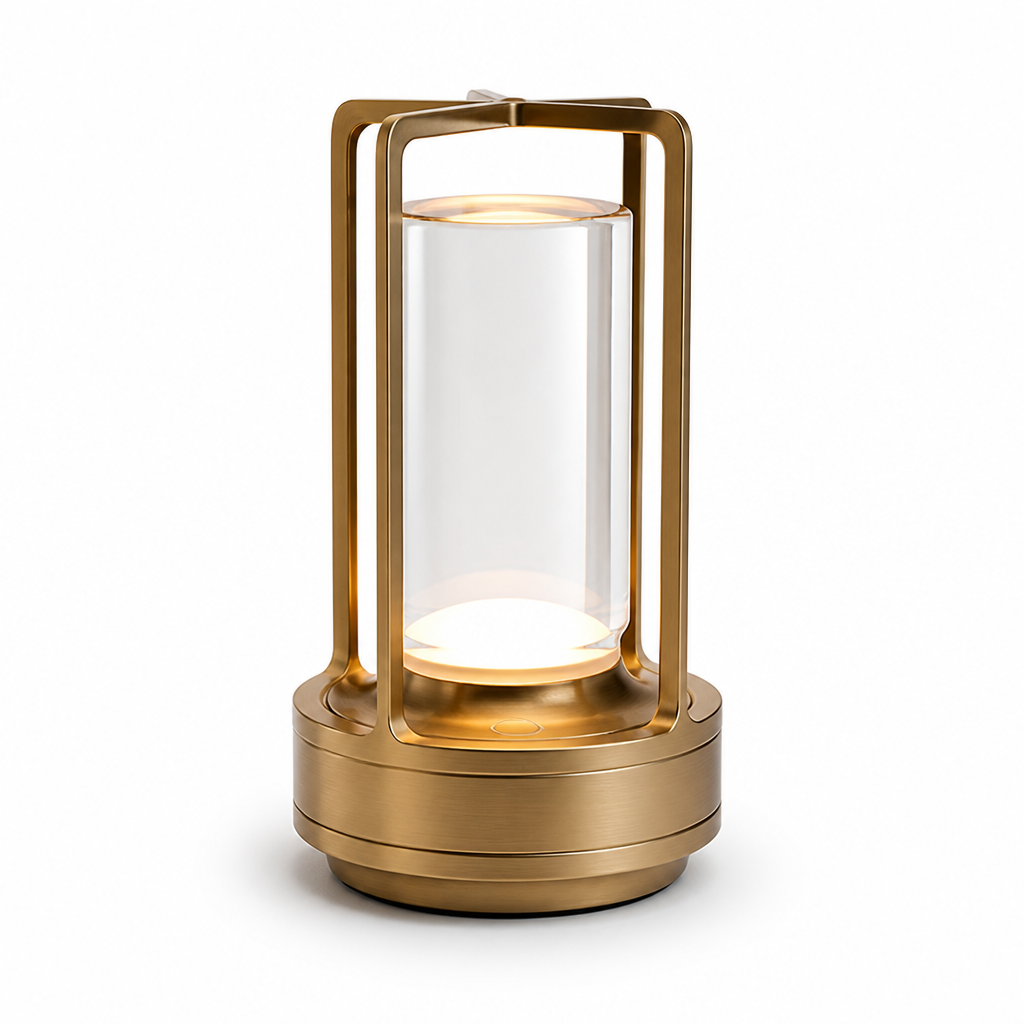 USB-C Rechargeable Aluminum Table Lamp with Touch Control