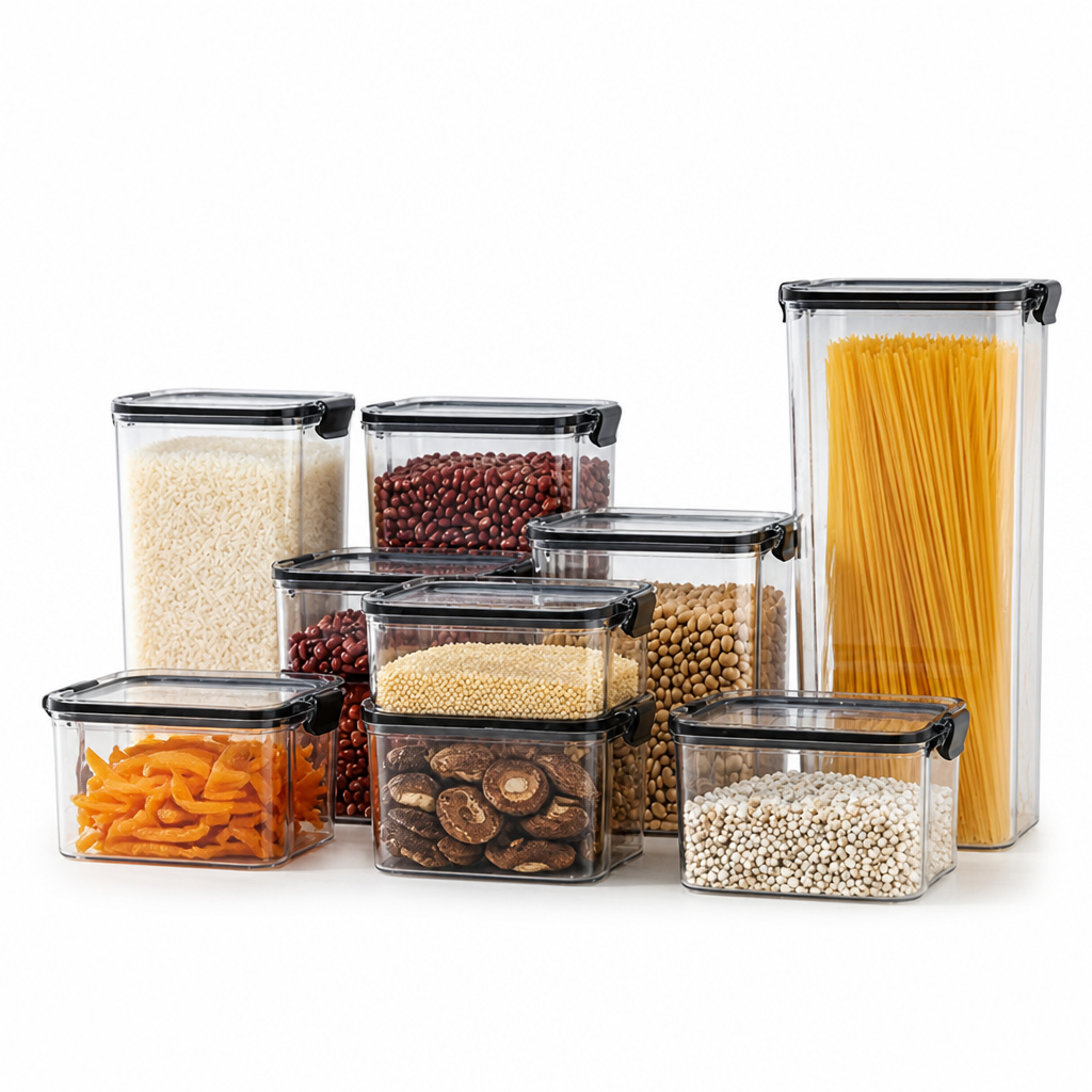 Airtight Silicone-Sealed Food Storage Containers (Multi-Size Set)