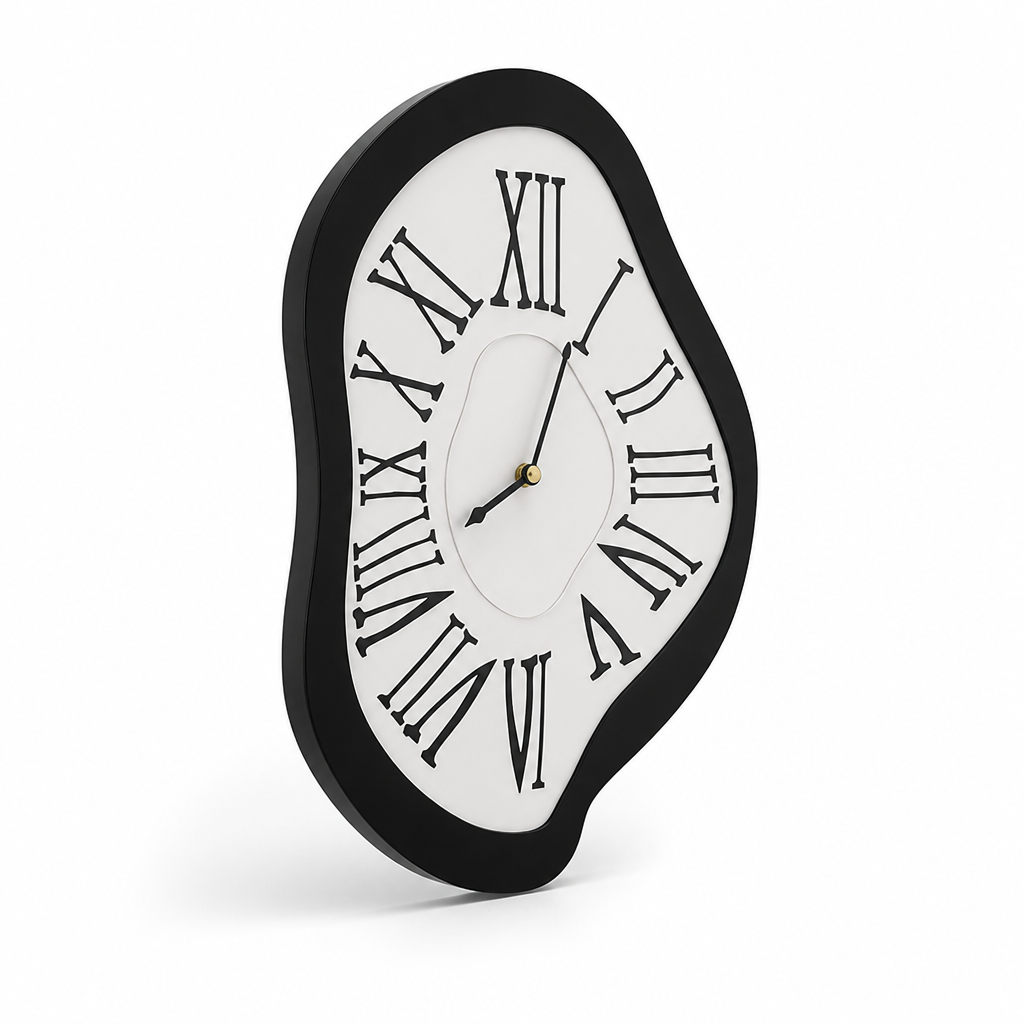 Silent Quartz Acrylic Roman Numeral Wall Clock
