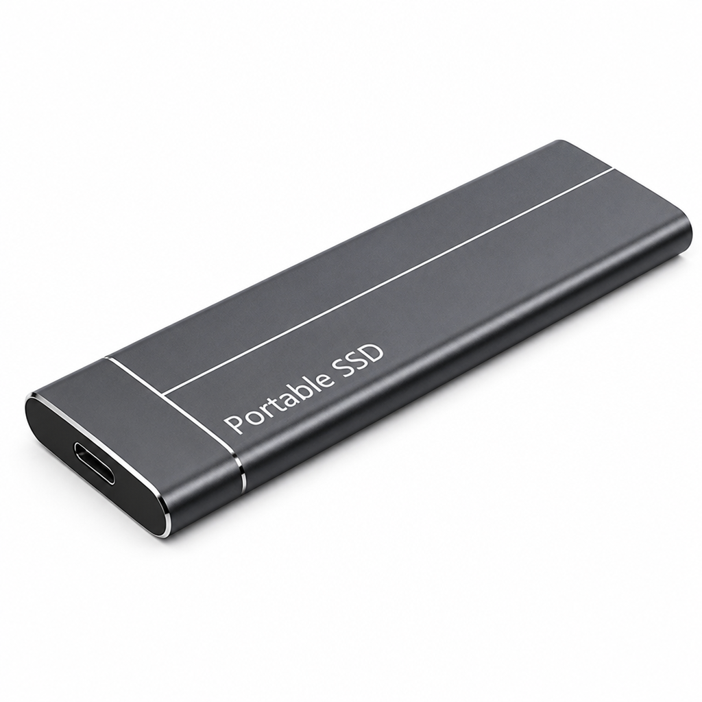 Compact Aluminum Alloy USB-C External SSD