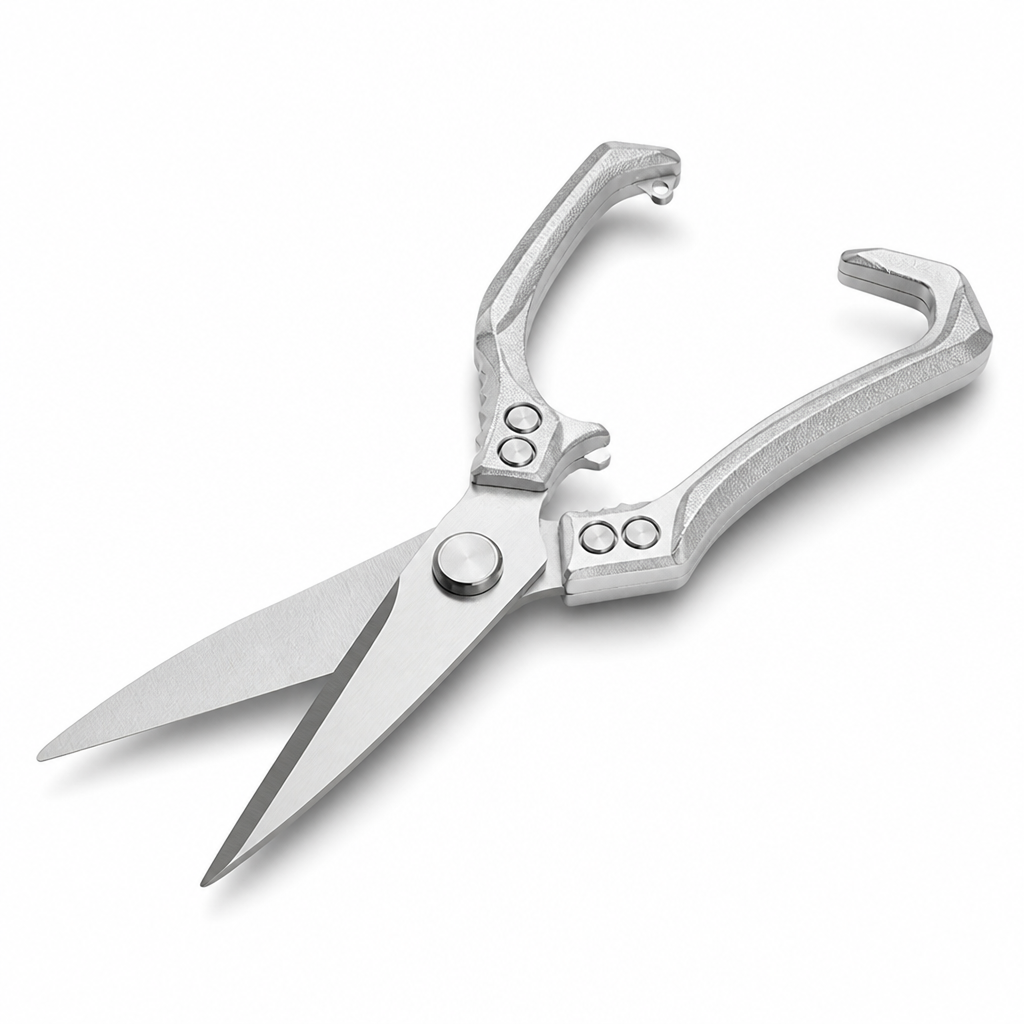 Stainless Steel Kitchen Scissors with Textured Handle