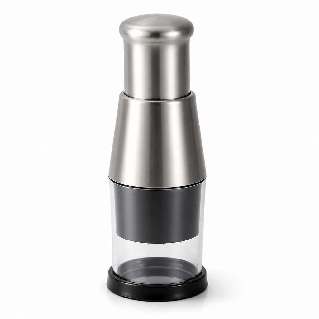 Integrated Bowl Kitchen Chopper with Stainless Steel Blades