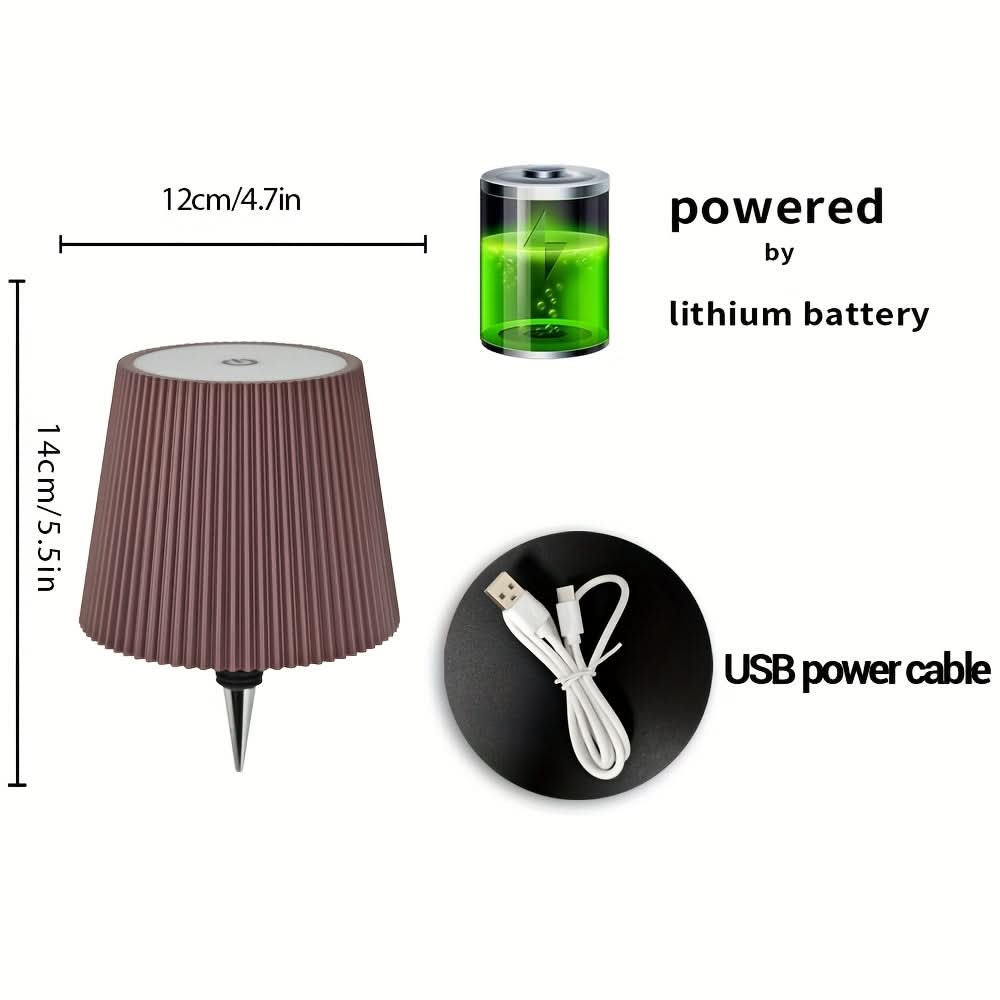 LumiBottle – Versatile Rechargeable Table Lamp