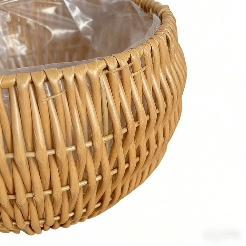 EcoChic Woven Planter Set for Indoor Plant Elegance