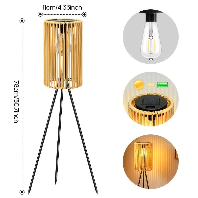 Lumosphere – Artisan Solar-Powered Floor Lamp