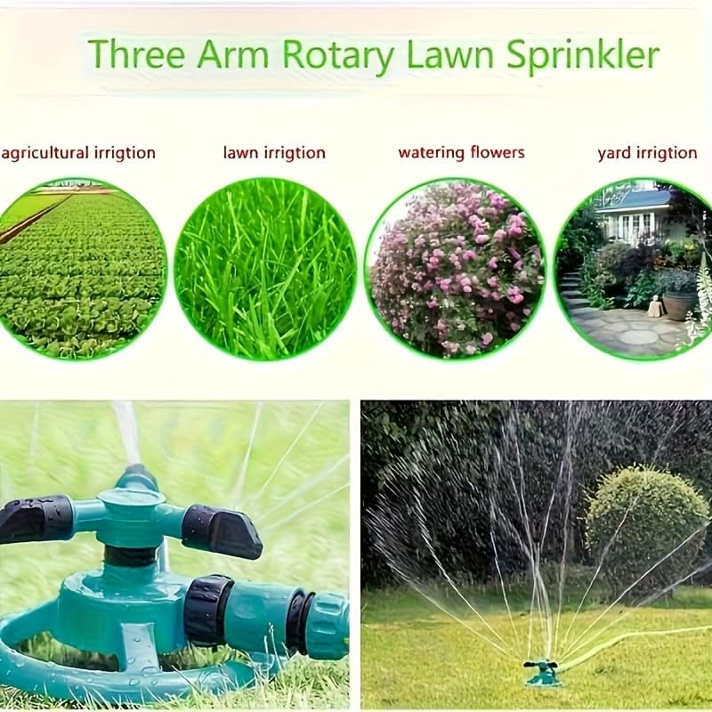 AquaSphere – 360° Rotating Garden Sprinkler for Optimal Irrigation