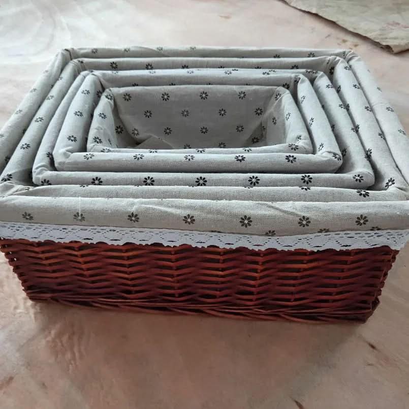 Charming Woven Storage Basket for Home Organization