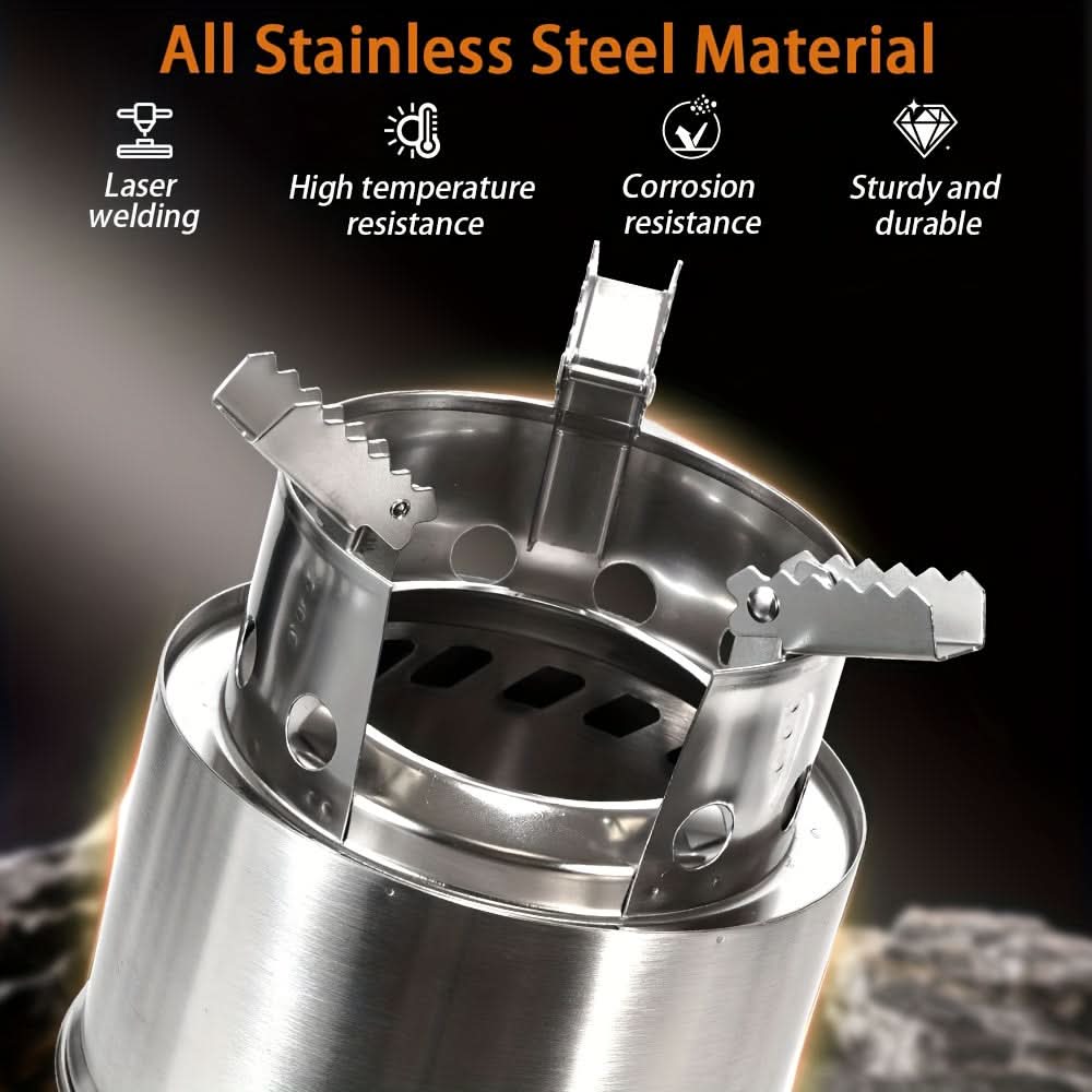 TrailBlaze Portable Wood-Fueled Cooking Stove