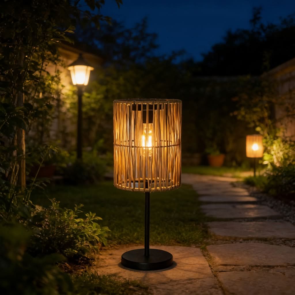 LumiGlow – Elegant Solar Lantern for Outdoor Spaces