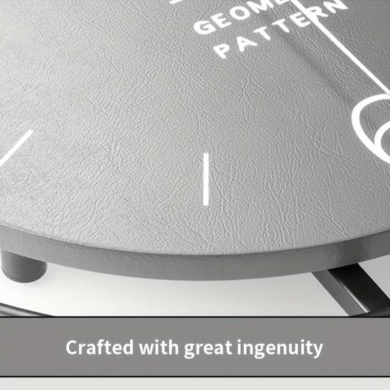 Tranquil Timekeeper - Minimalist Wall Clock with Iron Frame