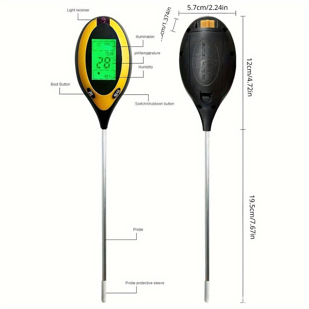 EcoGrow Pro - All-in-One Soil and Plant Health Meter
