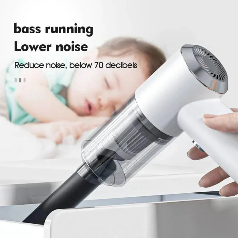 Compact Cordless Car Vacuum with Powerful Suction