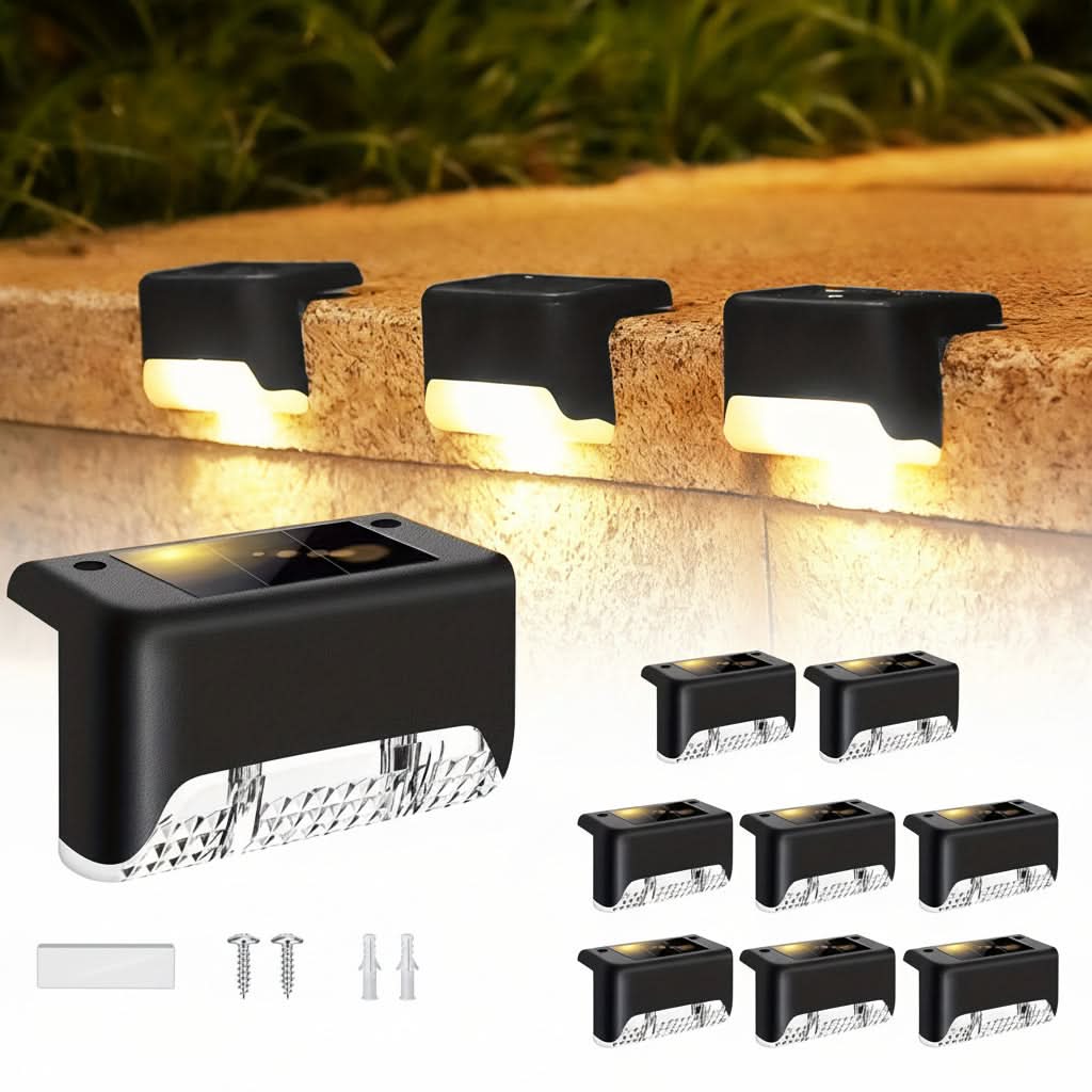 LumiGlow – Eco-Friendly Solar Pathway Lights