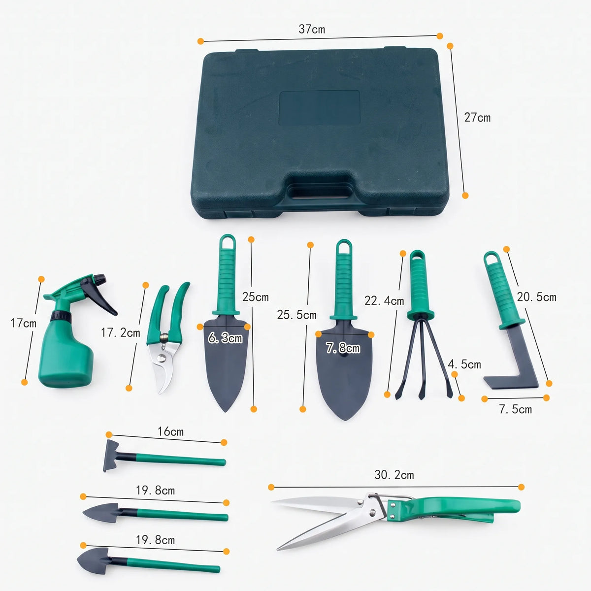 Gardening Tools Set of 10 Pieces
