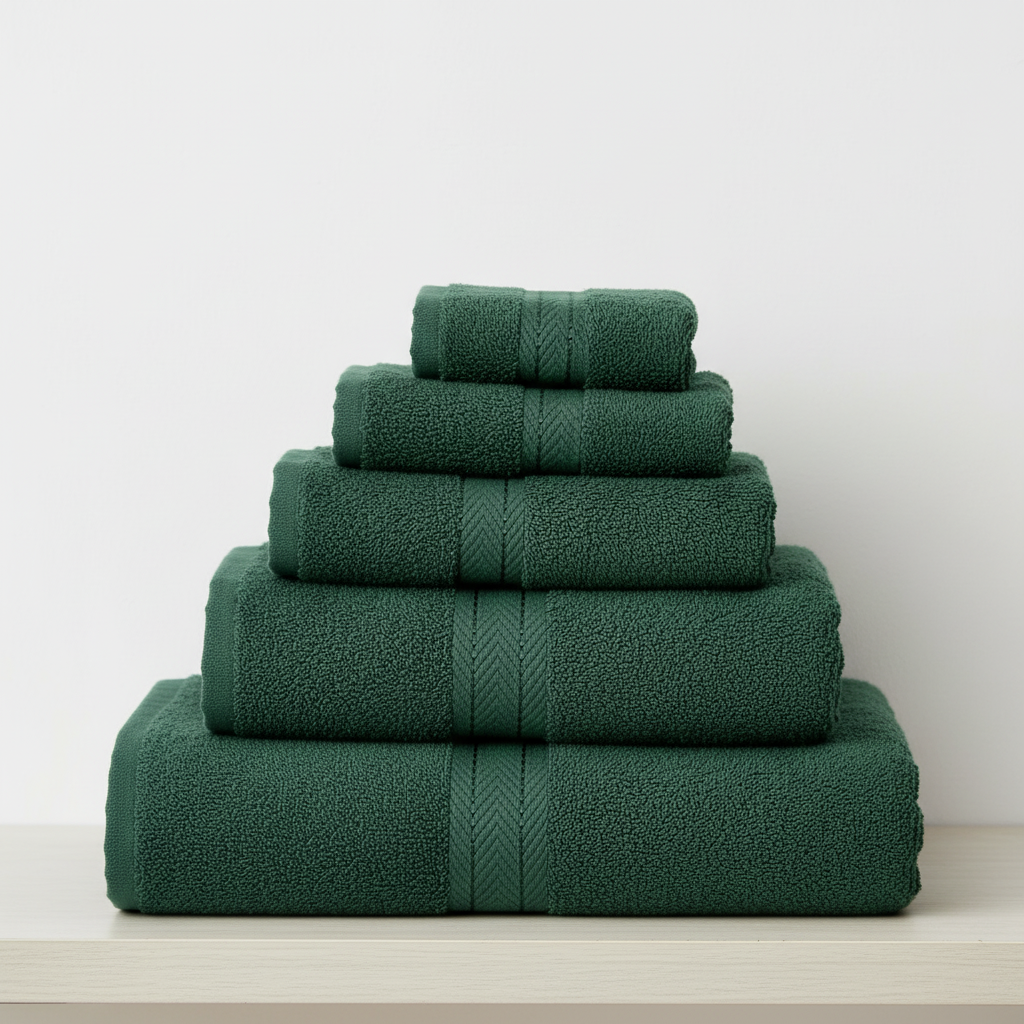 Set of 10 Cotton Towels – Soft and Absorbent