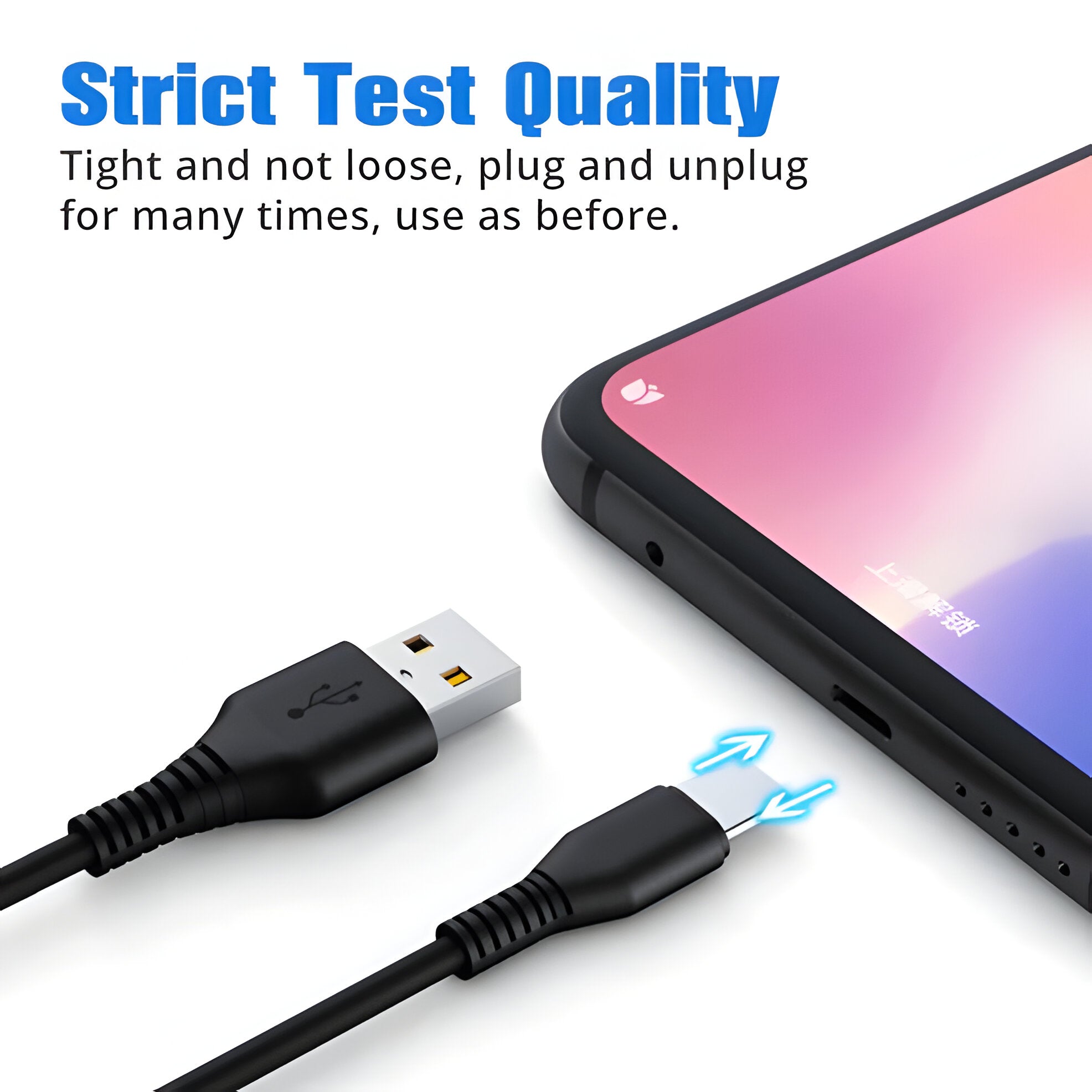 Versatile Dual-Connector USB Charging Cable
