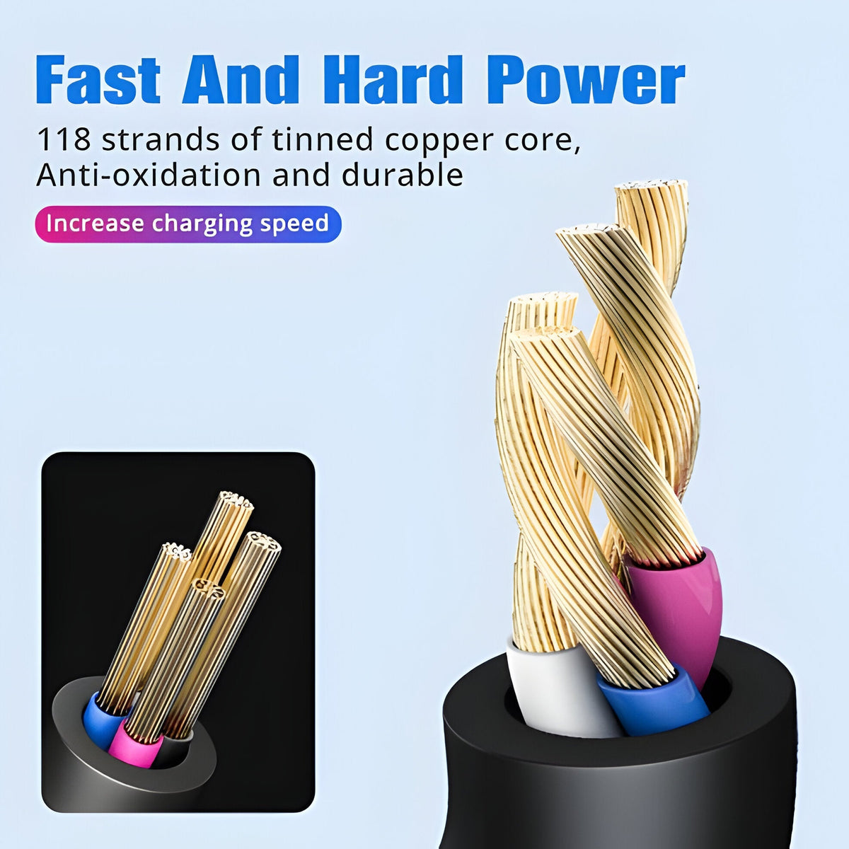 Versatile Dual-Connector USB Charging Cable