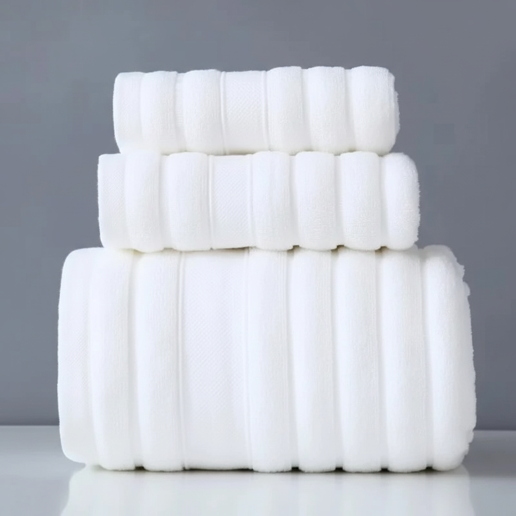 Set of Towels Made from 100% Cotton