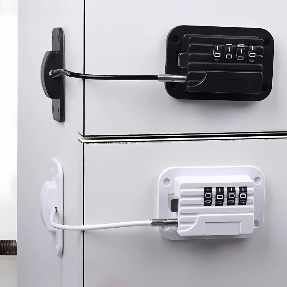 SecureSeal Fridge Lock – Custom Code Adhesive Safety Lock