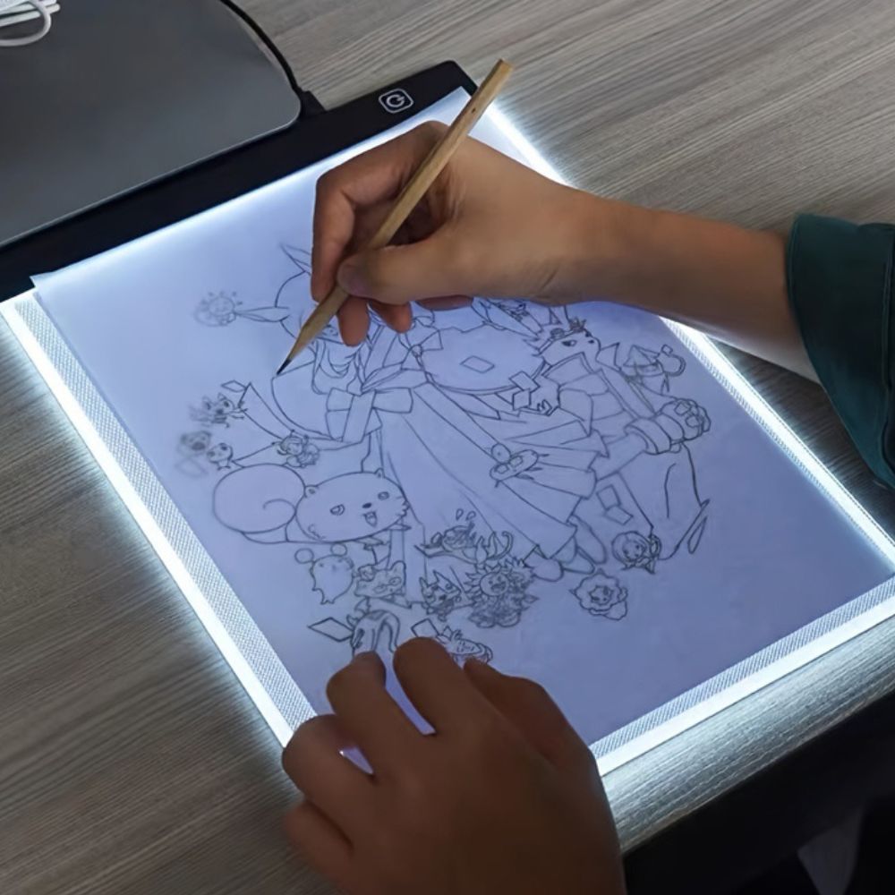 Slim LED Tracing Tablet for Effortless Sketching & Design