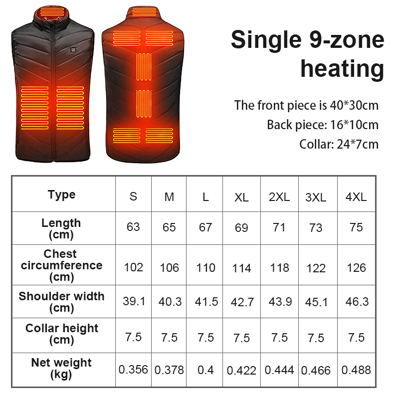 All-Weather USB-Powered Thermal Vest