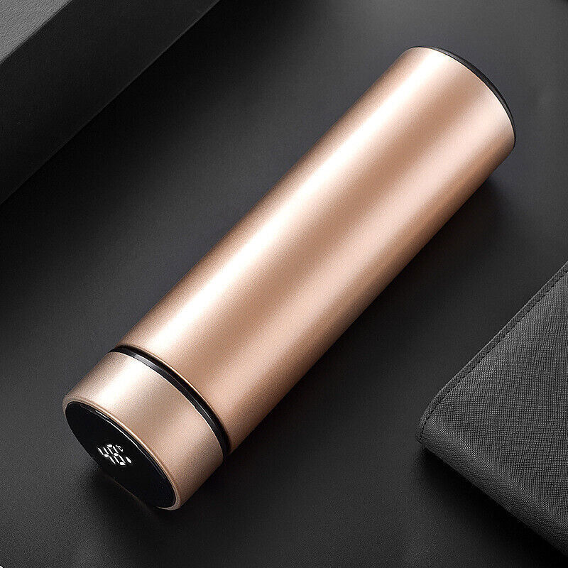 Smart Thermos with LED Temperature Indicator