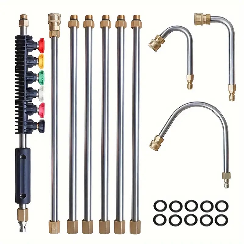 Extendable High Pressure Cleaning Wand Set for Home Maintenance