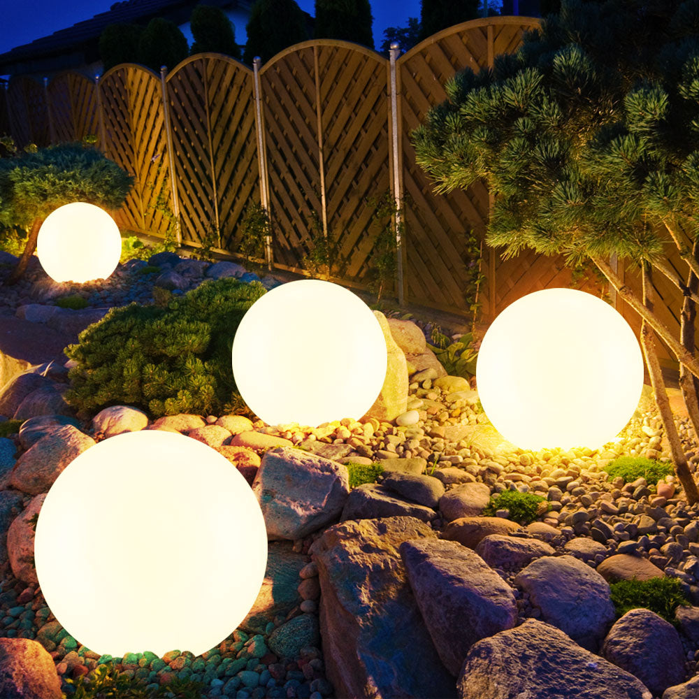 SphereGlow Solar LED Garden Light – Waterproof & Portable