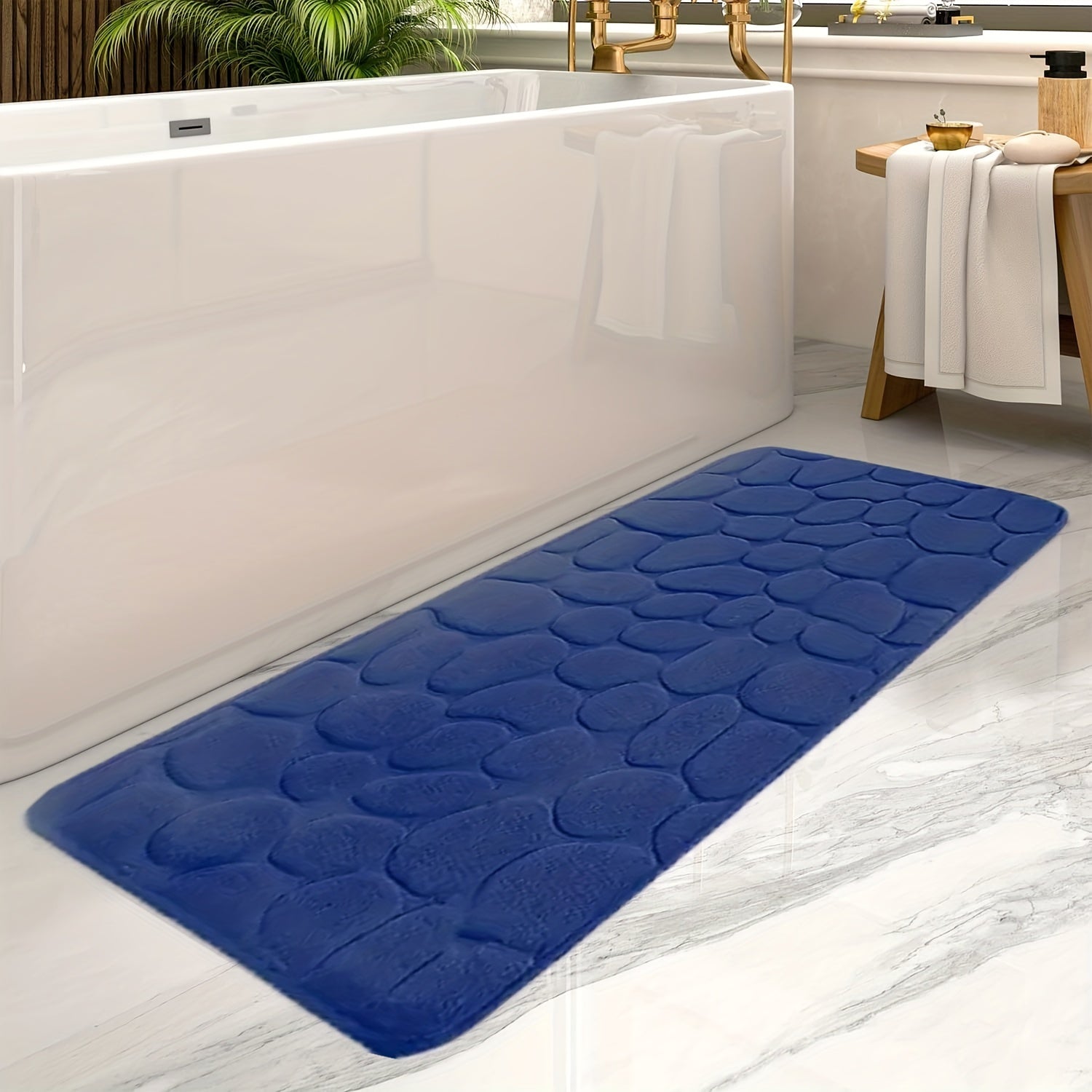 Striped Extra-Large Bath Mat