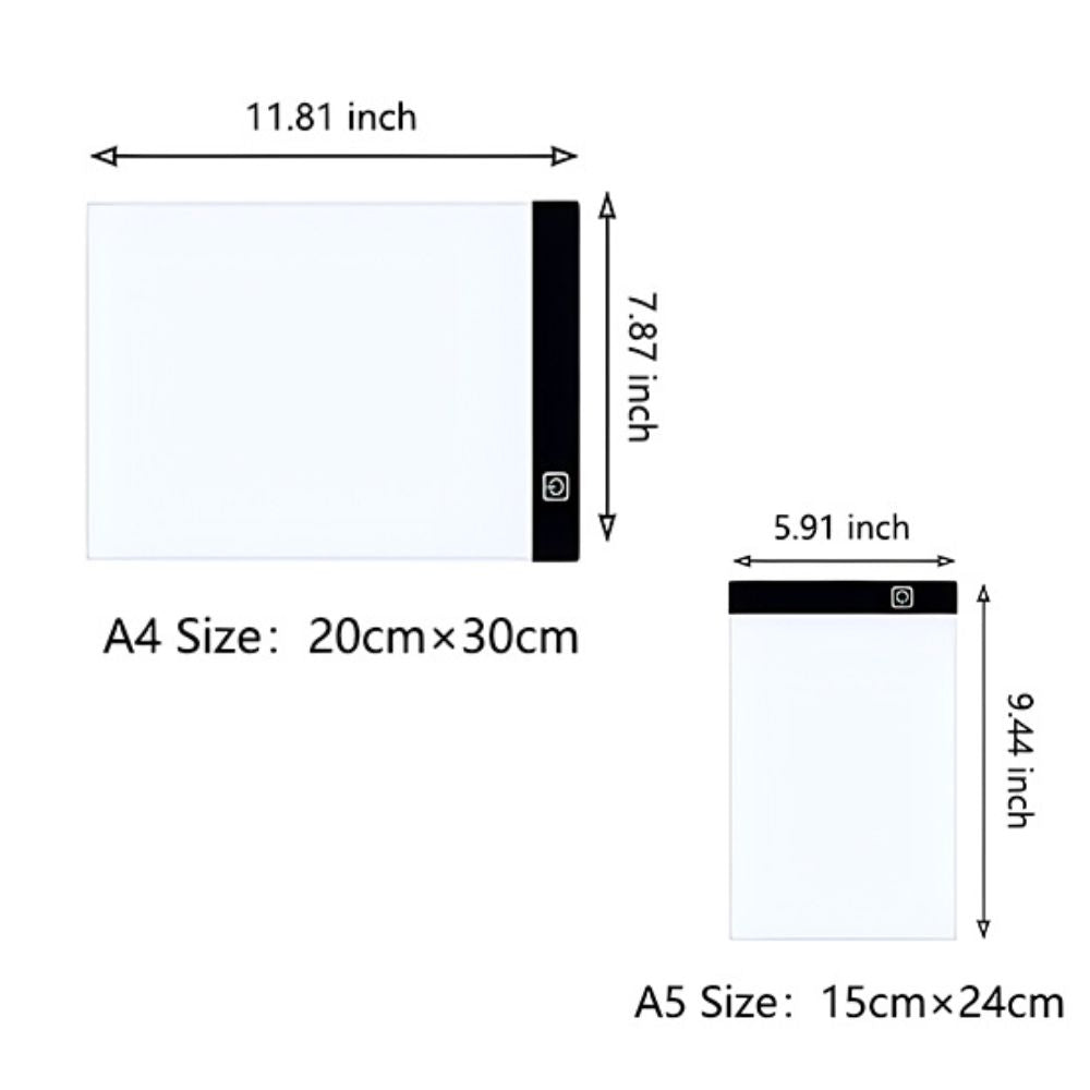 Slim LED Tracing Tablet for Effortless Sketching & Design