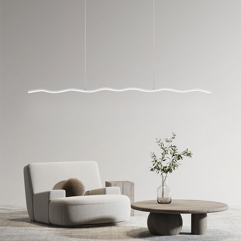 Trendy Wave Design LED Pendant Light